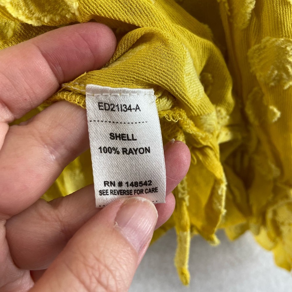 Aratta Silent Journey polkadot blouse —Sunshine Yellow - Picture 4 of 6
